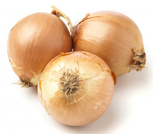 Raw onions.