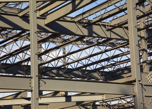 Blueprints for steel structures are drawn up during steel detailing.