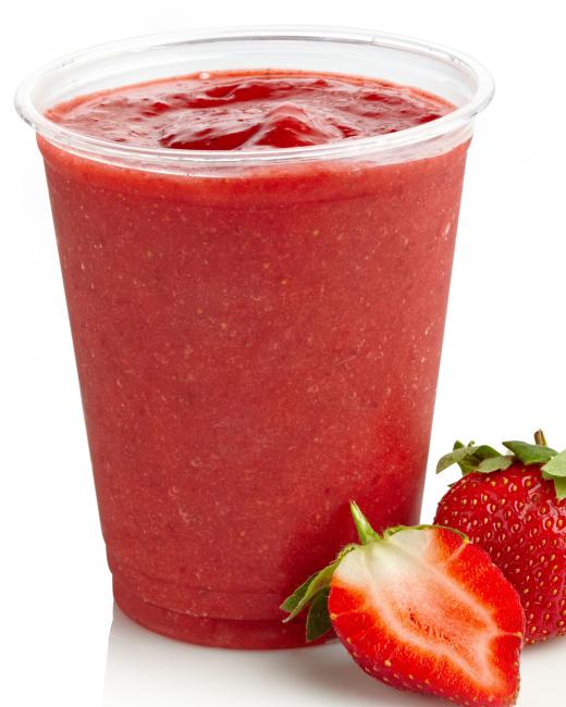 A smoothie or juice bar may be part of a franchise.