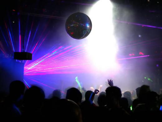 Dubstep music is popular at dance clubs.