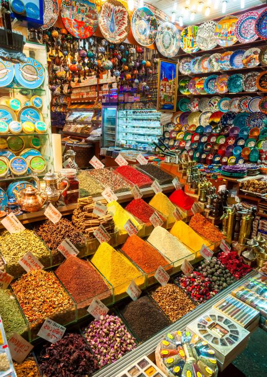 Many old Middle Eastern cities have bazaars, which haven't changed significantly over the years.