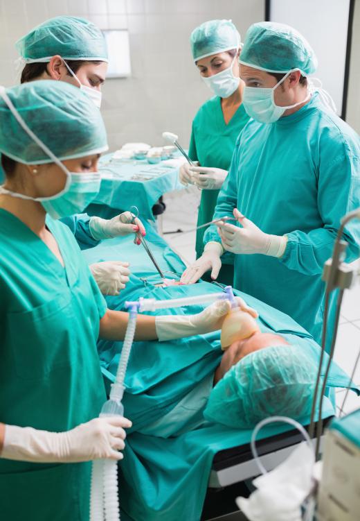 Surgeons wear sterile gloves to prevent the spread of infection.