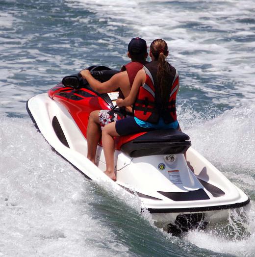 A small size watercraft, such as a jet ski, might be ideal for some people.