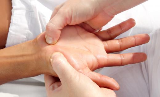 Acupressure may be useful in the treatment of nerve pain and other symptoms.