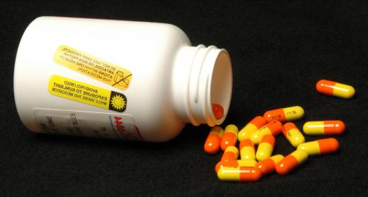 Many different bacterial infections are treated with tetracycline hydrochloride pills.