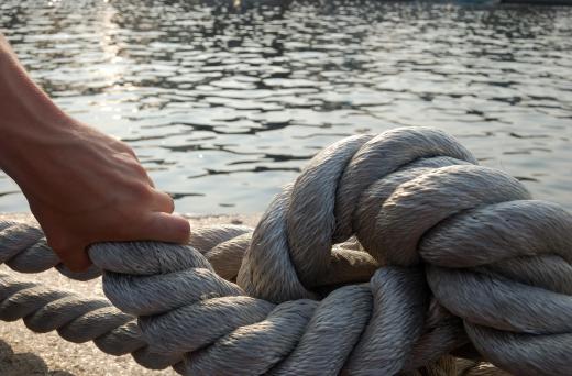 Deckhands sometimes work aboard yachts.