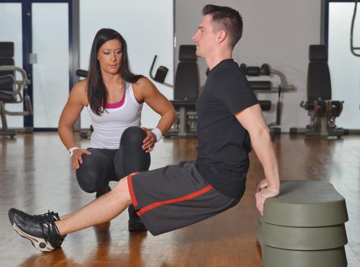 Bench dips are a great tricep exercise.