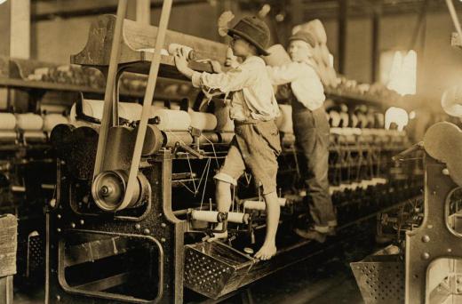 The historic use of child labor is now considered to be unethical.