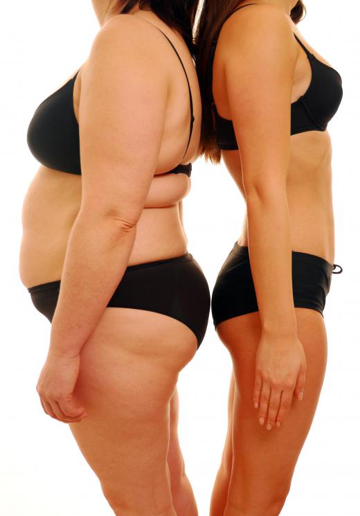 Body fat scales can determine a person's body fat percentage.