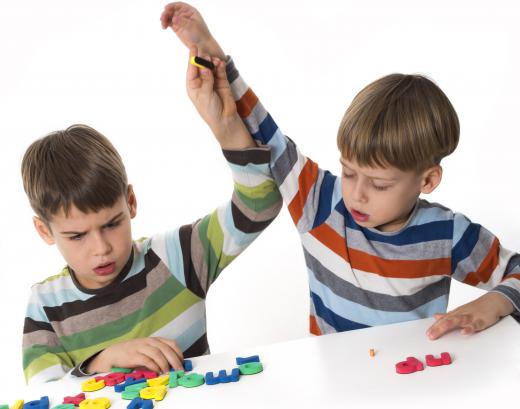 Children may fight over toys in order to receive attention.