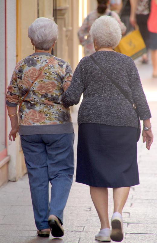 Elderly women will have a high risk of osteoporosis if they don't get enough vitamin D.