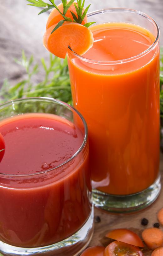 Vegetable juice may be consumed during a juice cleanse.