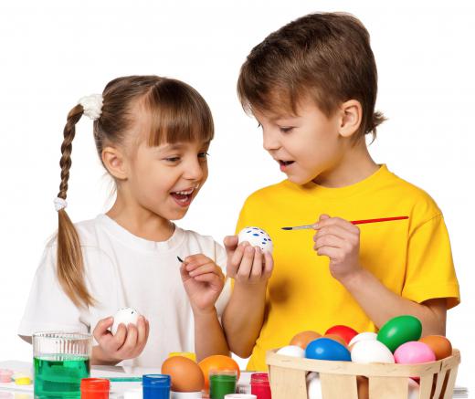 Coloring Easter eggs is a favorite tradition of children everywhere.