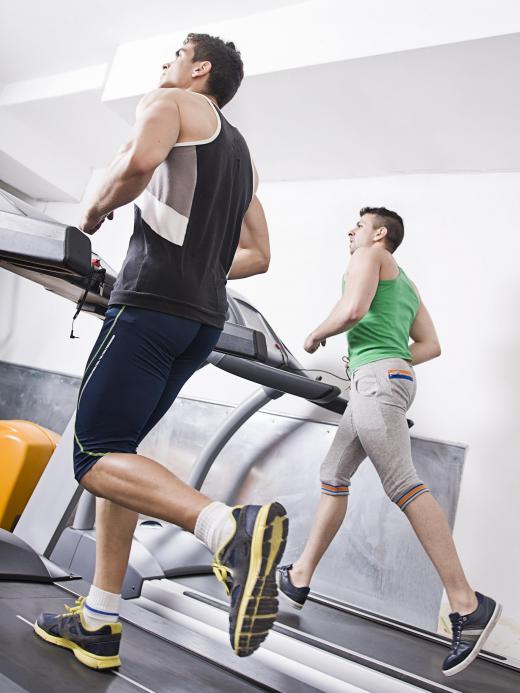 Treadmills are often used for fitness testing.