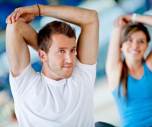 Some rotator cuff rehabilitation exercises are designed to stretch the triceps muscles.