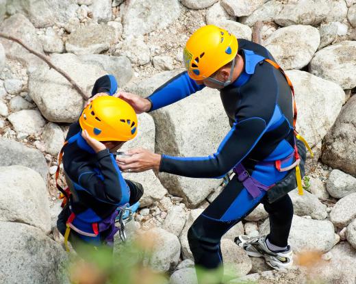 Rock climbing is an example of an ecotourism activity.