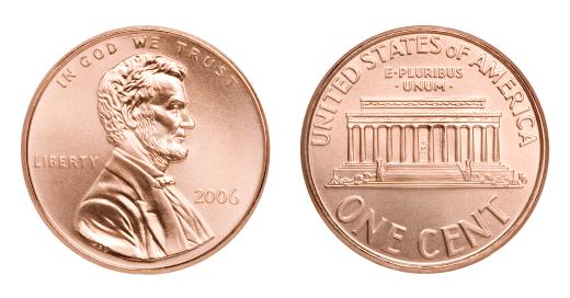 The penny is 1/100th of a US dollar.