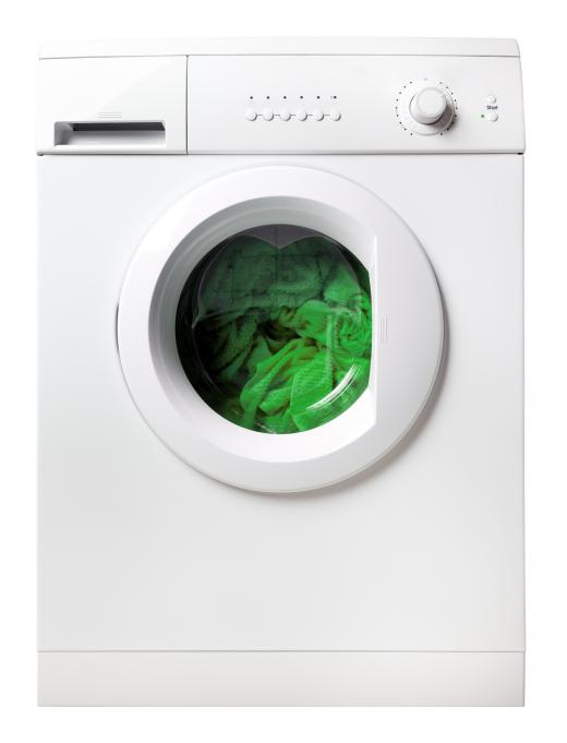 A washing machine installed by a residential installer.