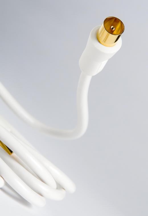 Coaxial cable is typically used for creating networks and cable TV installation.