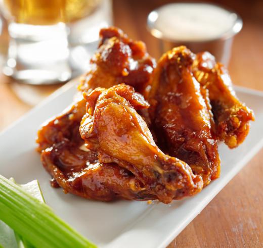 Grilling chicken wings is healthier than deep frying.