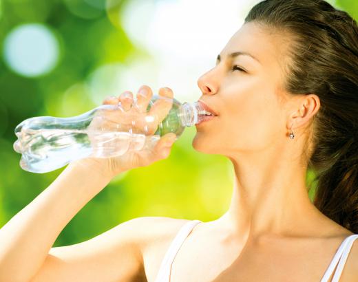 It's important to remain hydrated during workouts.