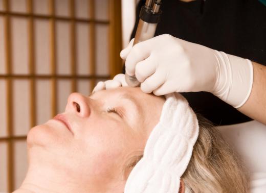 Some spas offer facial laser treatments which can reduce the appearance of skin imperfections.