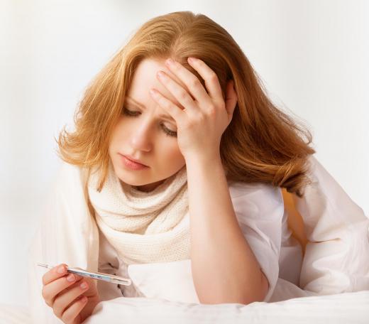 Fever may accompany sinusitis, a common type of acute respiratory infection.