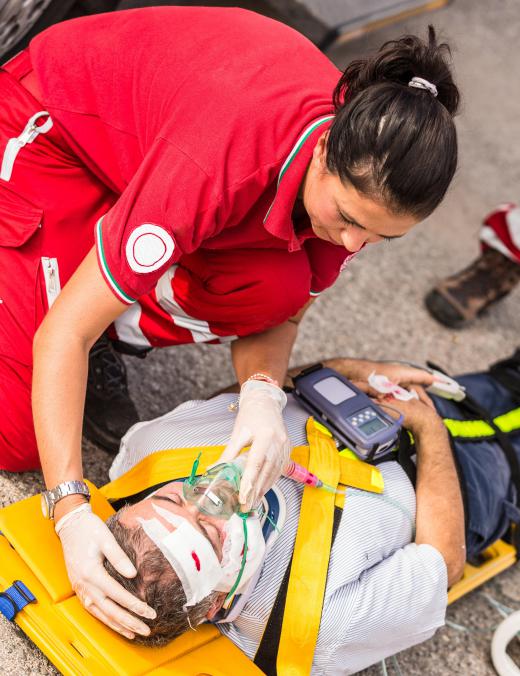 Transport ventilators are often used while transporting patients to the hospital.