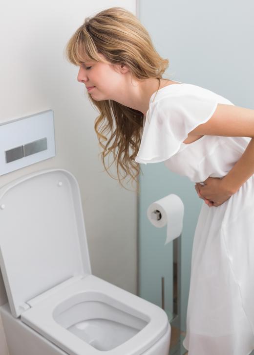 A bowel lavage will purposefully cause diarrhea to expel everything in the intestines.