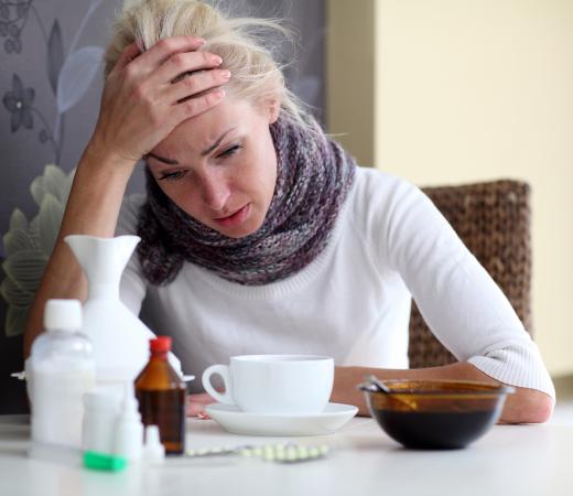 Antibiotics may be necessary to treat a patient with the flu who develops bronchitis.