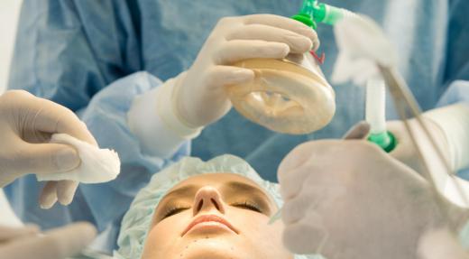 Anesthesia may be utilized during a laparoscopy.