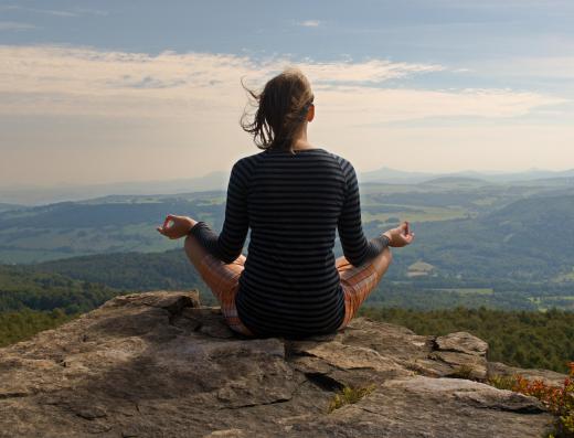 Meditation attempts to train the mind to relax, which can help with anxiety.