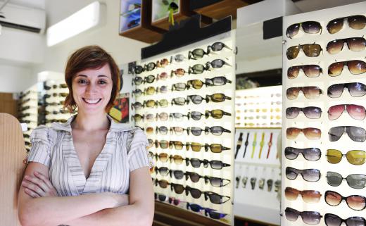 Many college students work as clerks during the summer.