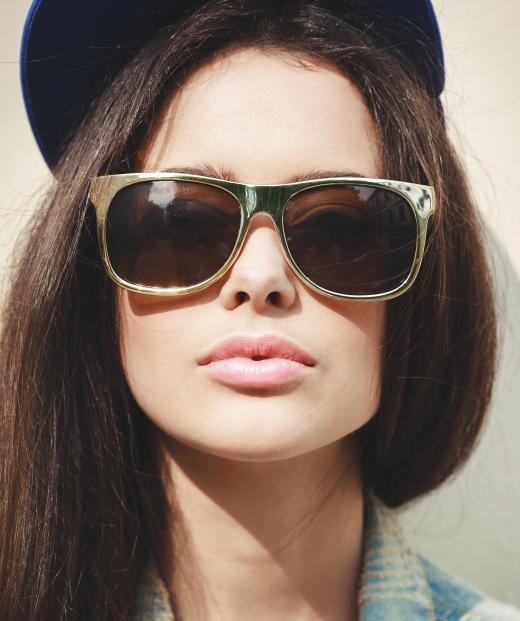 Large sunglasses may be considered part of a street style.