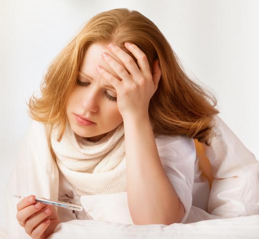 A high fever can be part of alcohol withdrawal.