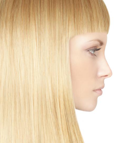 Once hair has been bleached, it loses pigment.