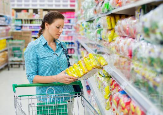 By simply looking at the label on any packaged product sold in a grocery store, consumers can see which nutrients are in each food.