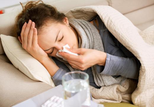 Sneezing and a runny nose are common cold symptoms.