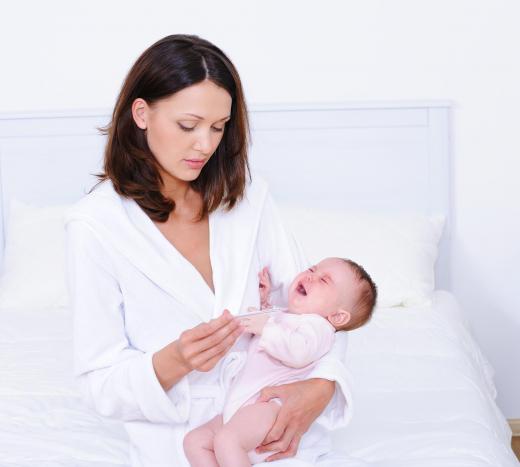 Fever with thrombocytopenia occurs commonly in infants.