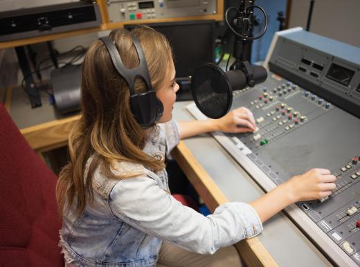 A radio broadcaster can work as a sportscaster, newscaster or talk show host.