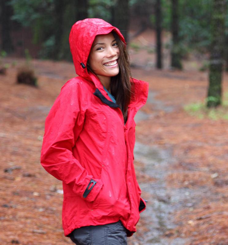 What is Water Resistant Clothing? (with pictures)