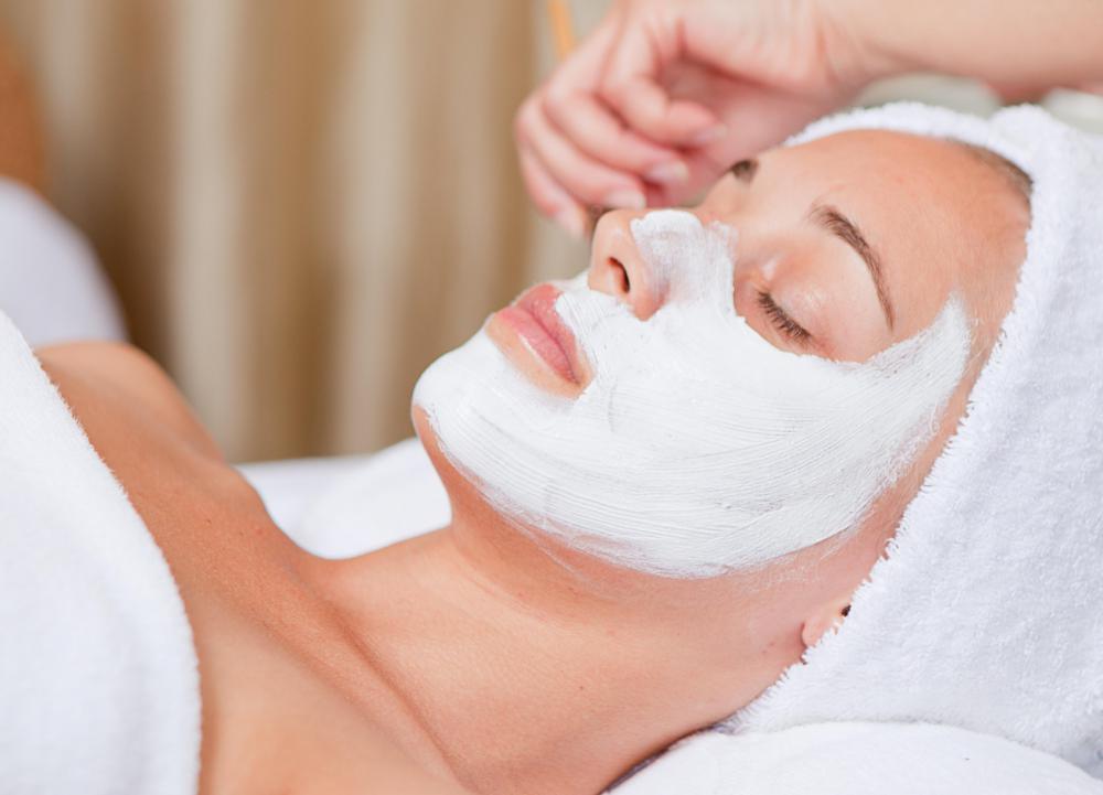 What Is A European Facial With Pictures   Woman With Face Mask 